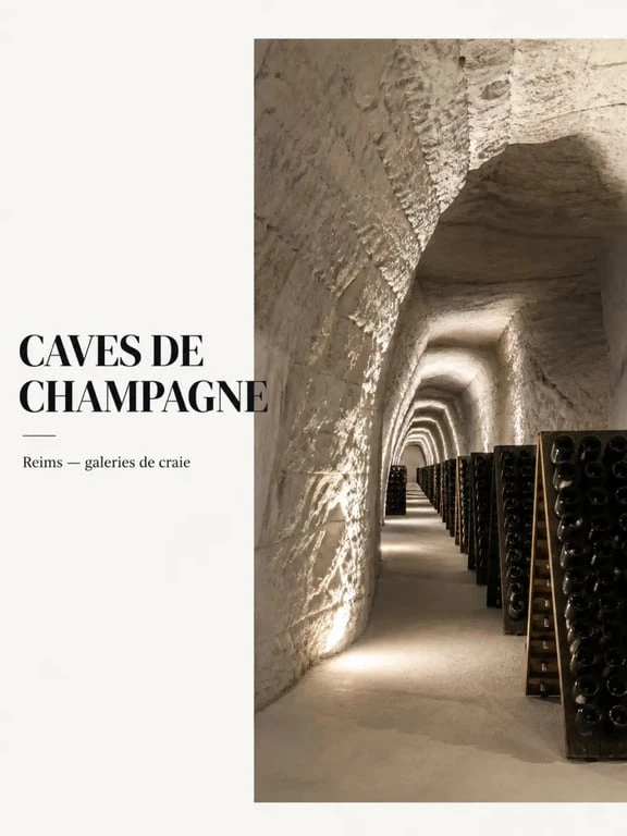 Séjour reims dans une cave de champagne souterraine