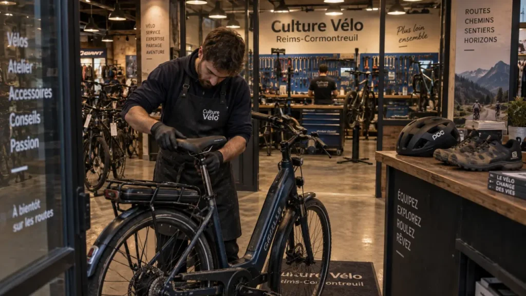 Culture Vélo Reims est à Cormontreuil : adresse, stock et retrait sous 2 heures