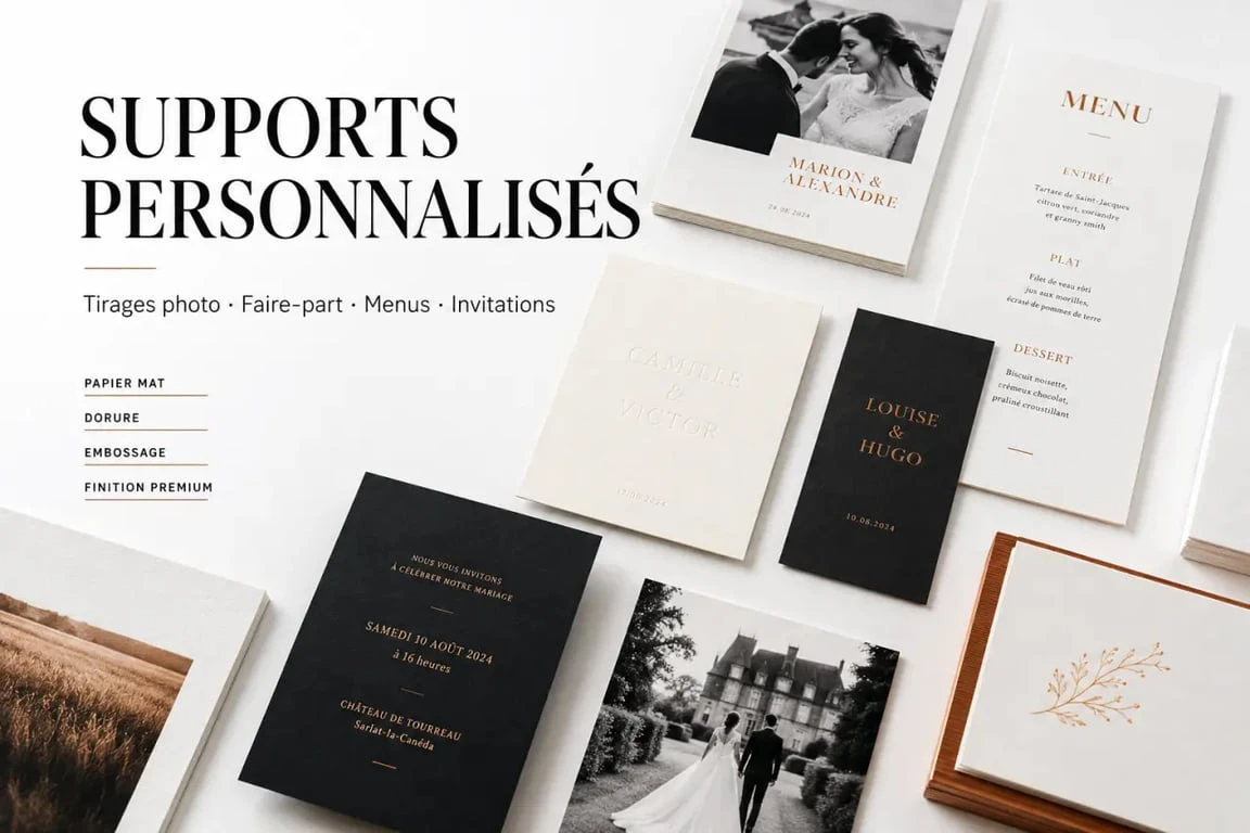Imprimerie Reims avec tirages photo, faire-part et invitations personnalisées