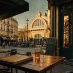 Terrasse bar-restaurant au Boulingrin à Reims, restaurants boulingrin reims