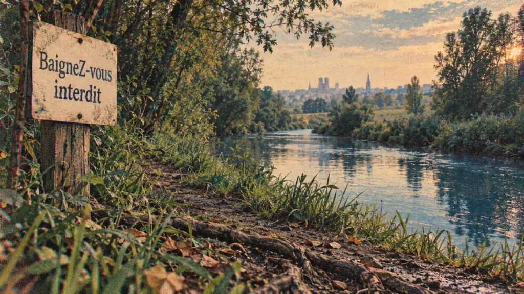 Riviere reims : Vesle à pied, pas de baignade improvisée