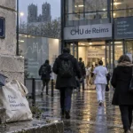 Clinique de champagne Reims, entrée du CHU