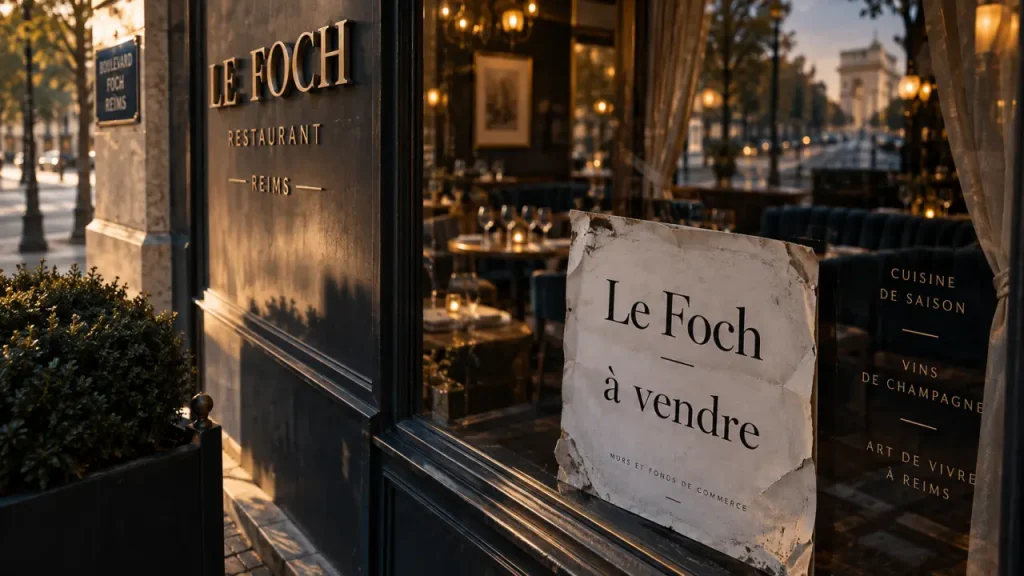 À Reims, le restaurant Le Foch de Jacky Louazé est à vendre